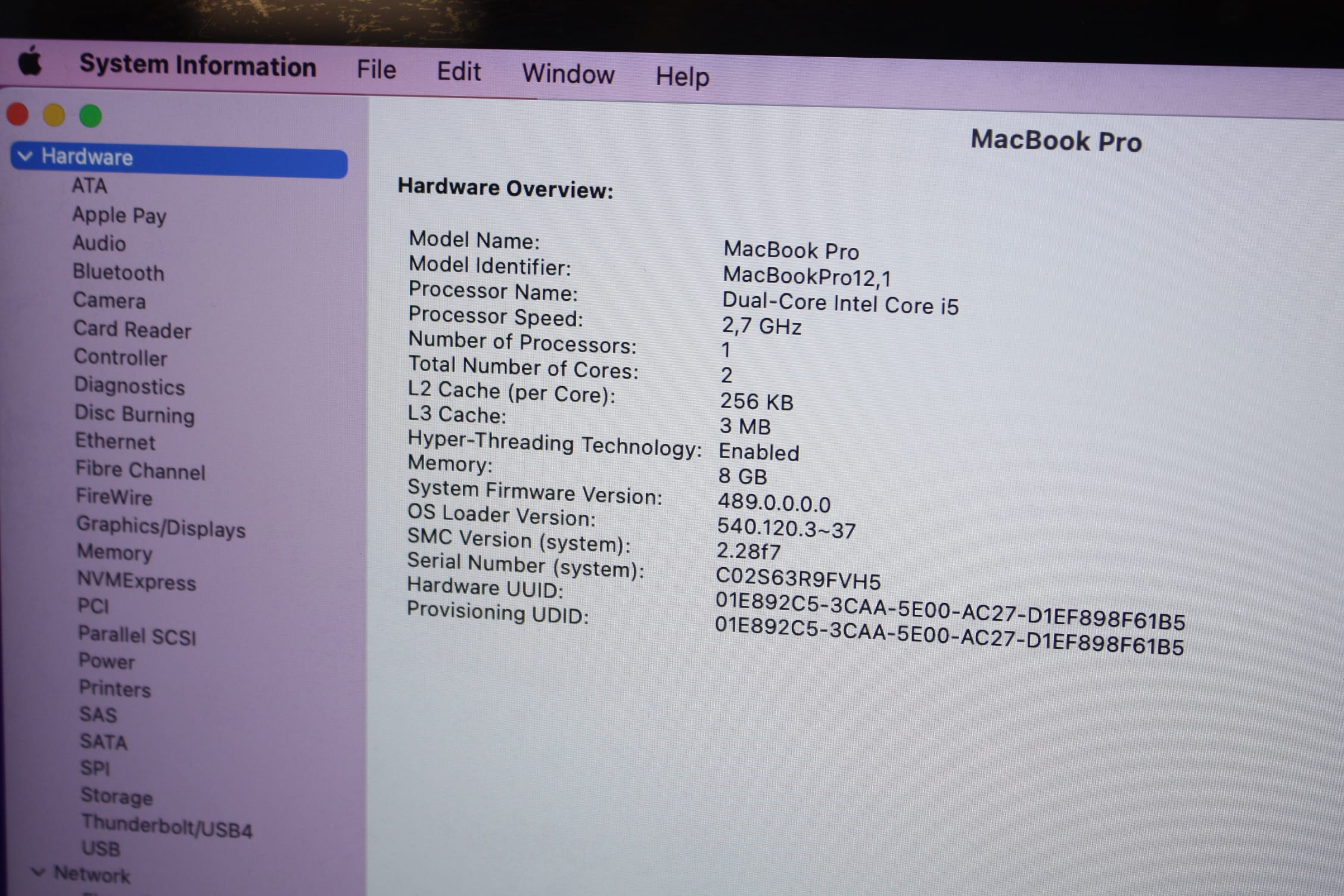 Apple Macbook Pro 13″ 2013